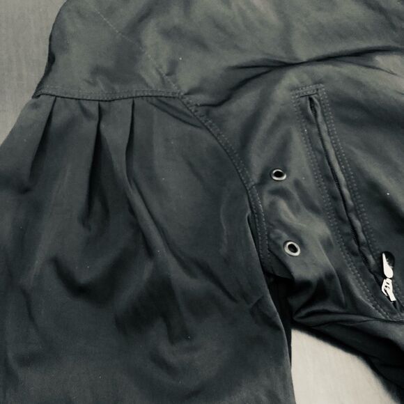 1 Madison Luxe Outerwear Jacket Black Nylon Blouson Sleeves Zip Up M - Picture 14 of 15